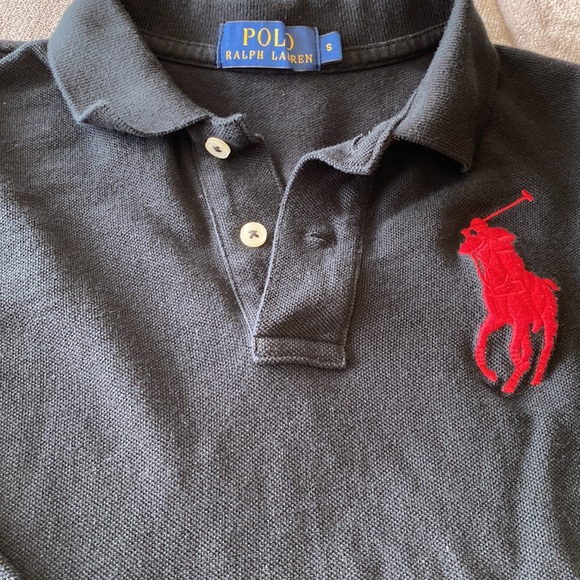 Ralph Lauren Polo Slim fit women’s long sleeve polo shirts navy and black - Picture 4 of 5